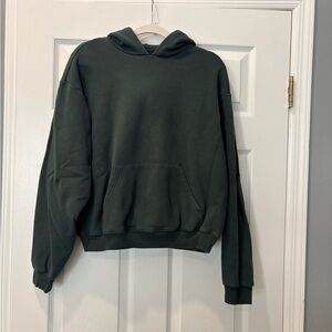SKIMS Forest Green Hooded Sweatshirt – Size L – Excellent Condition